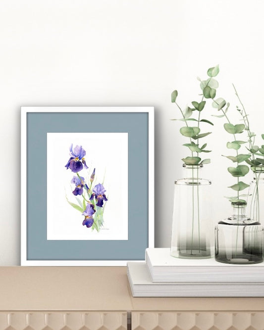 Iris, Fine Art Giclee 10x8" Mini Print