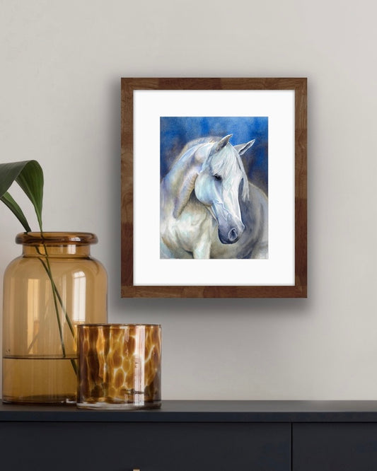 Midnight Mare, Fine Art Giclee 10x8" Mini Print