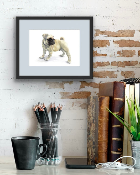 Pugnacious, Fine Art Giclee 10x8" Mini Print