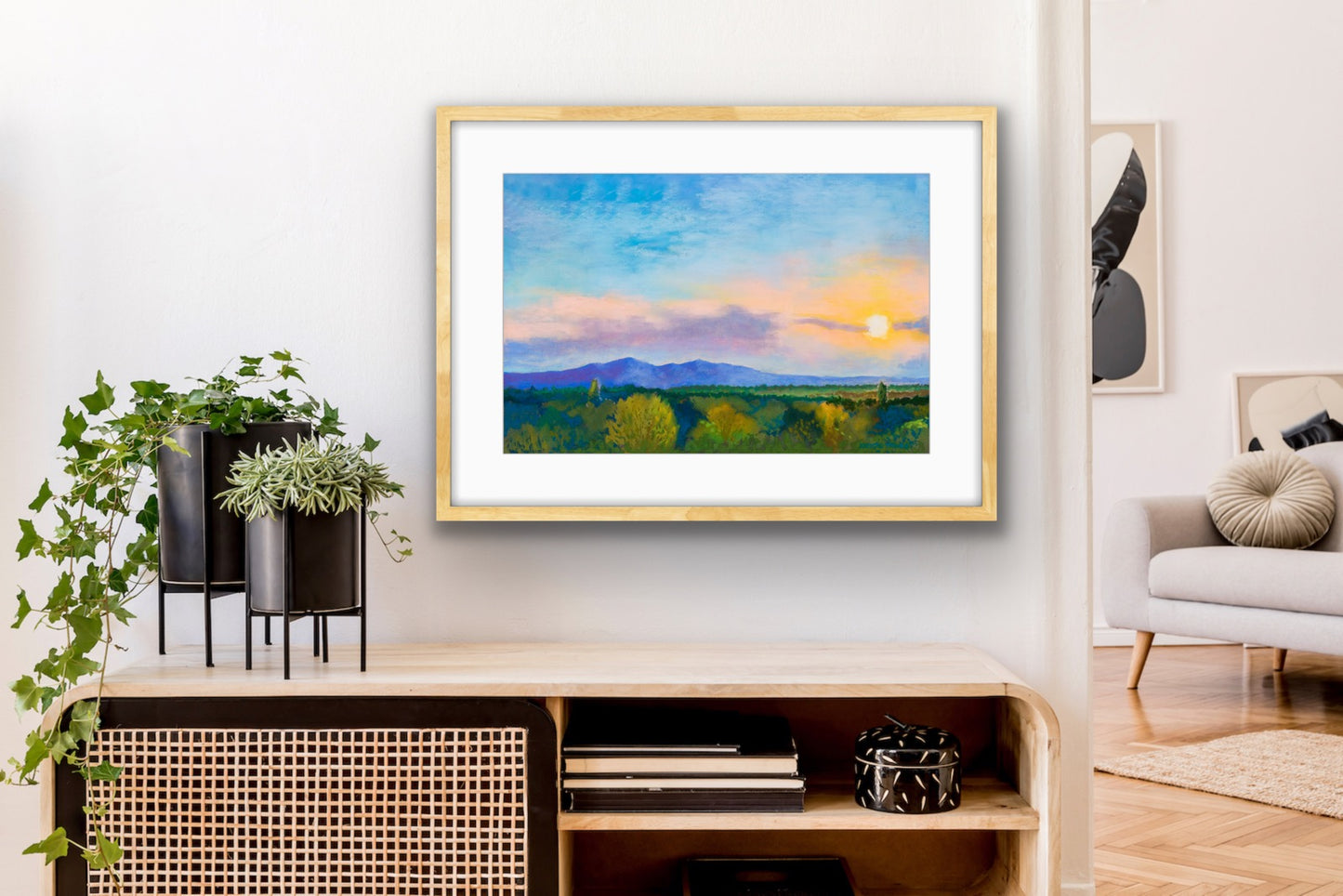 Malvern Sunset - Pastel, Fine Art Giclee Limited Edition Print
