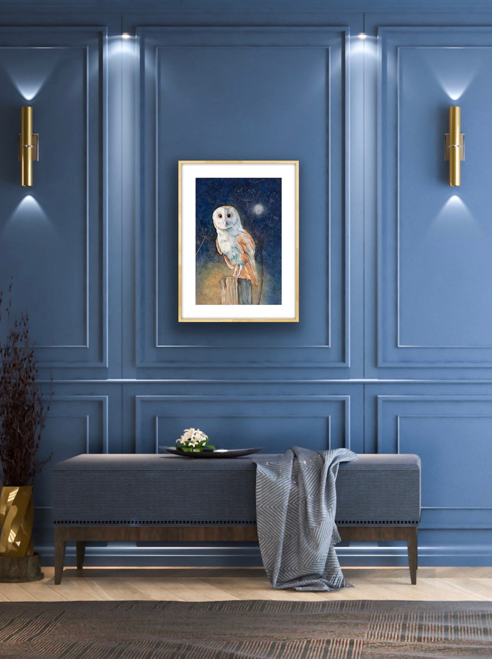 Night Owl, Fine Art Giclee Limited Edition Print