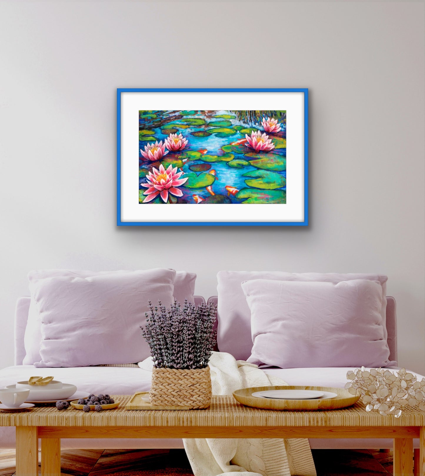 Water Lilies, Fine Art Giclee Limited Edition Print