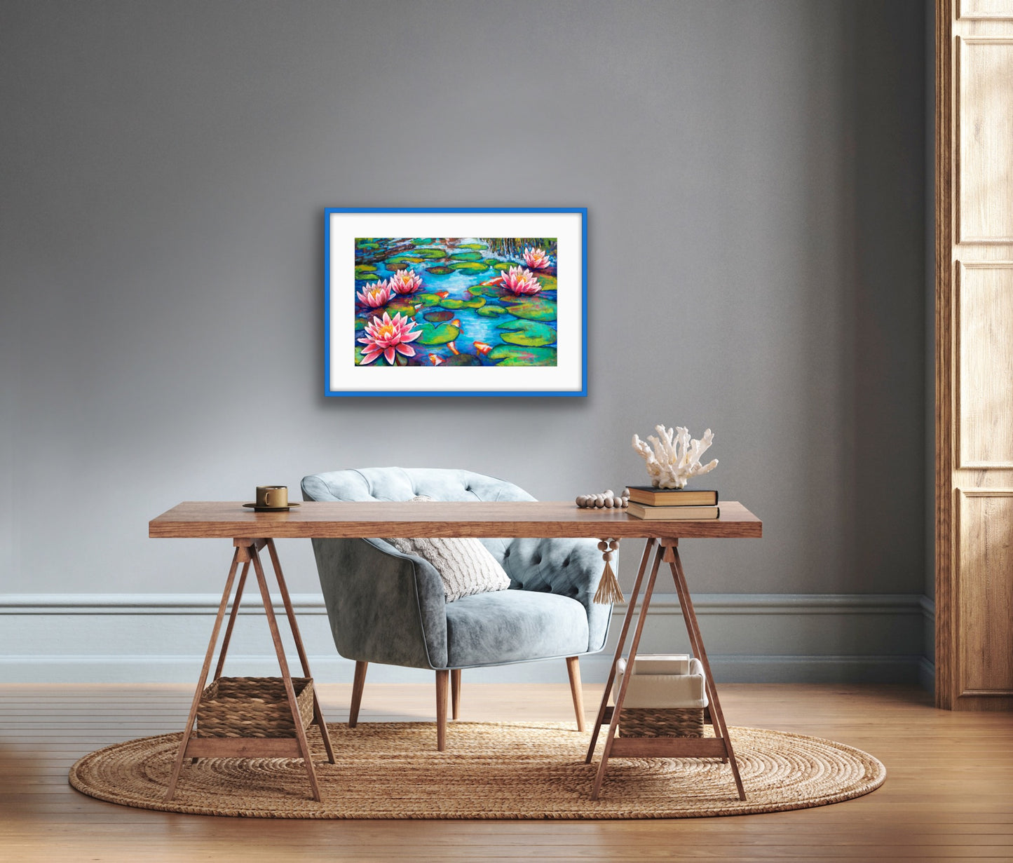 Water Lilies, Fine Art Giclee Limited Edition Print