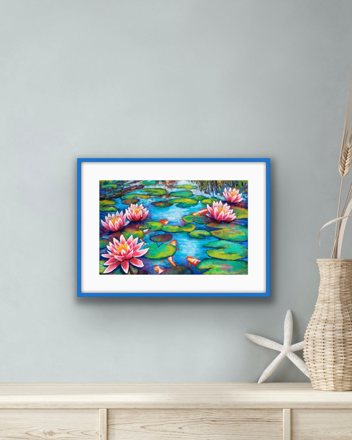 Water Lilies, Fine Art Giclee Limited Edition Print