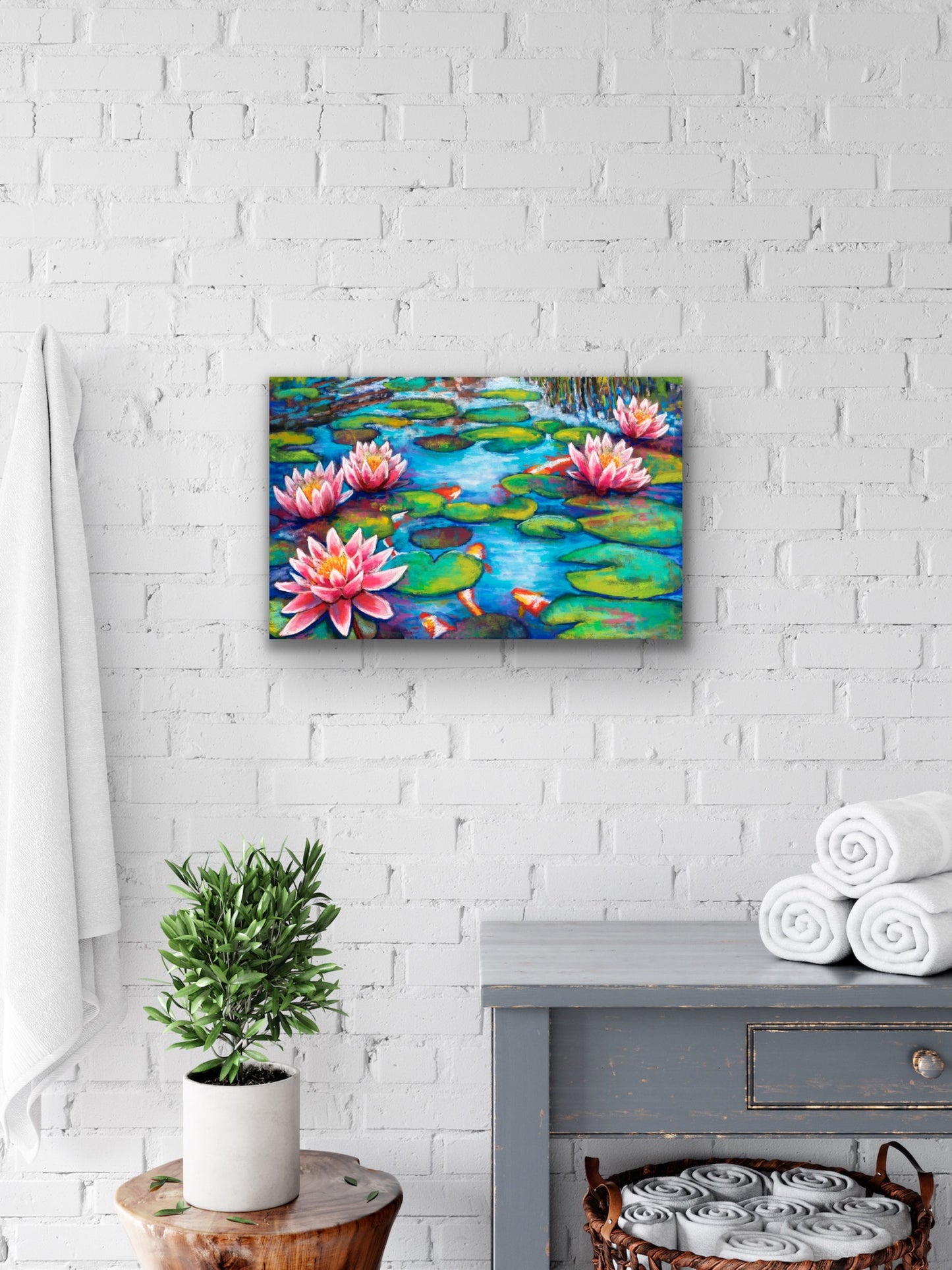 Water Lilies, Fine Art Giclee Limited Edition Print