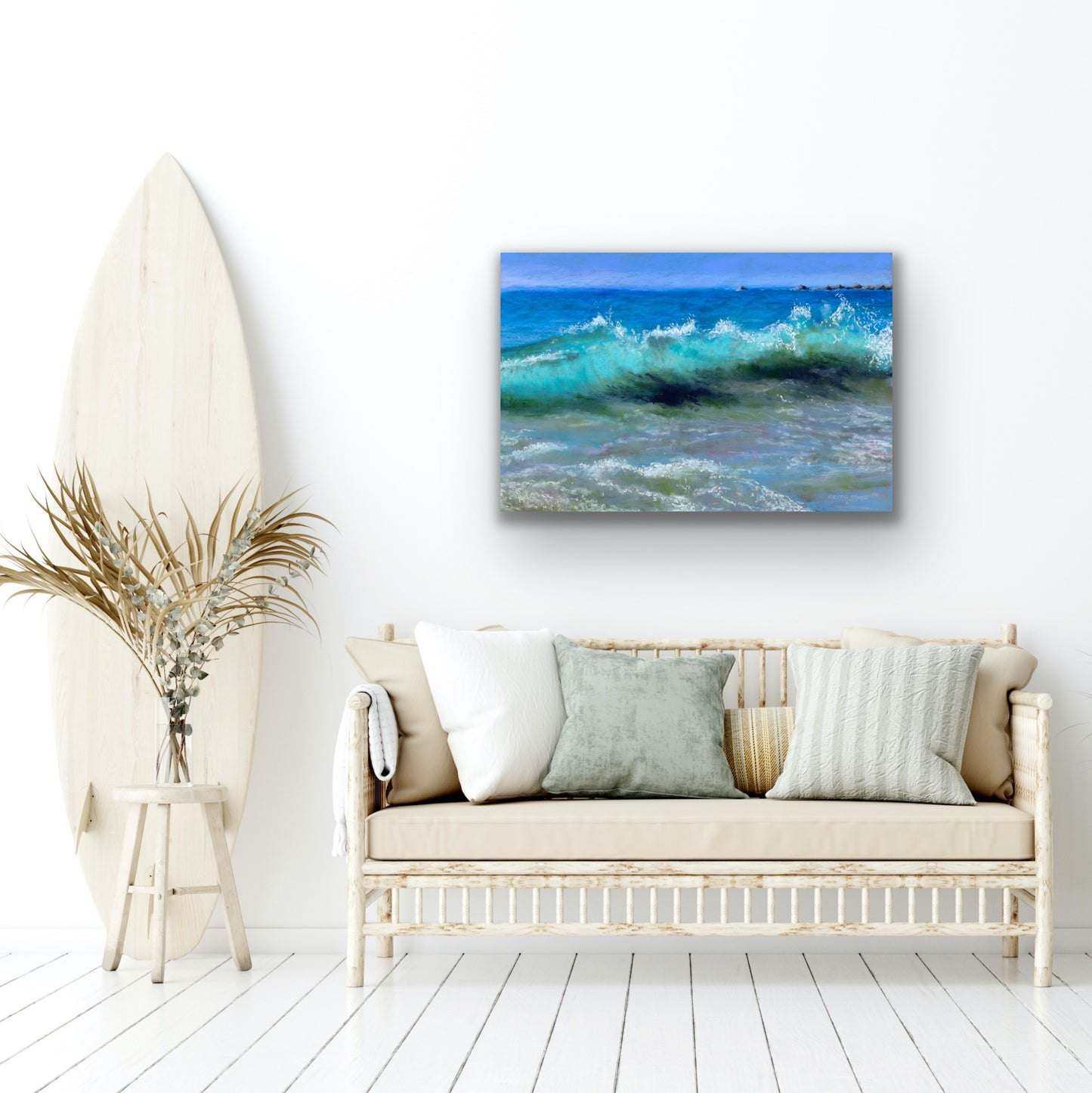 Wave - Pastel, Fine Art Giclee Limited Edition Print