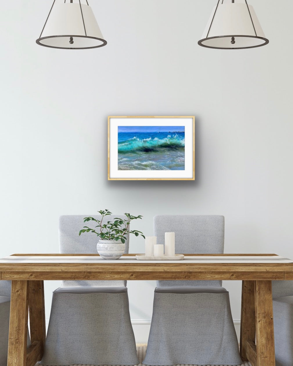 Wave - Pastel, Fine Art Giclee Limited Edition Print