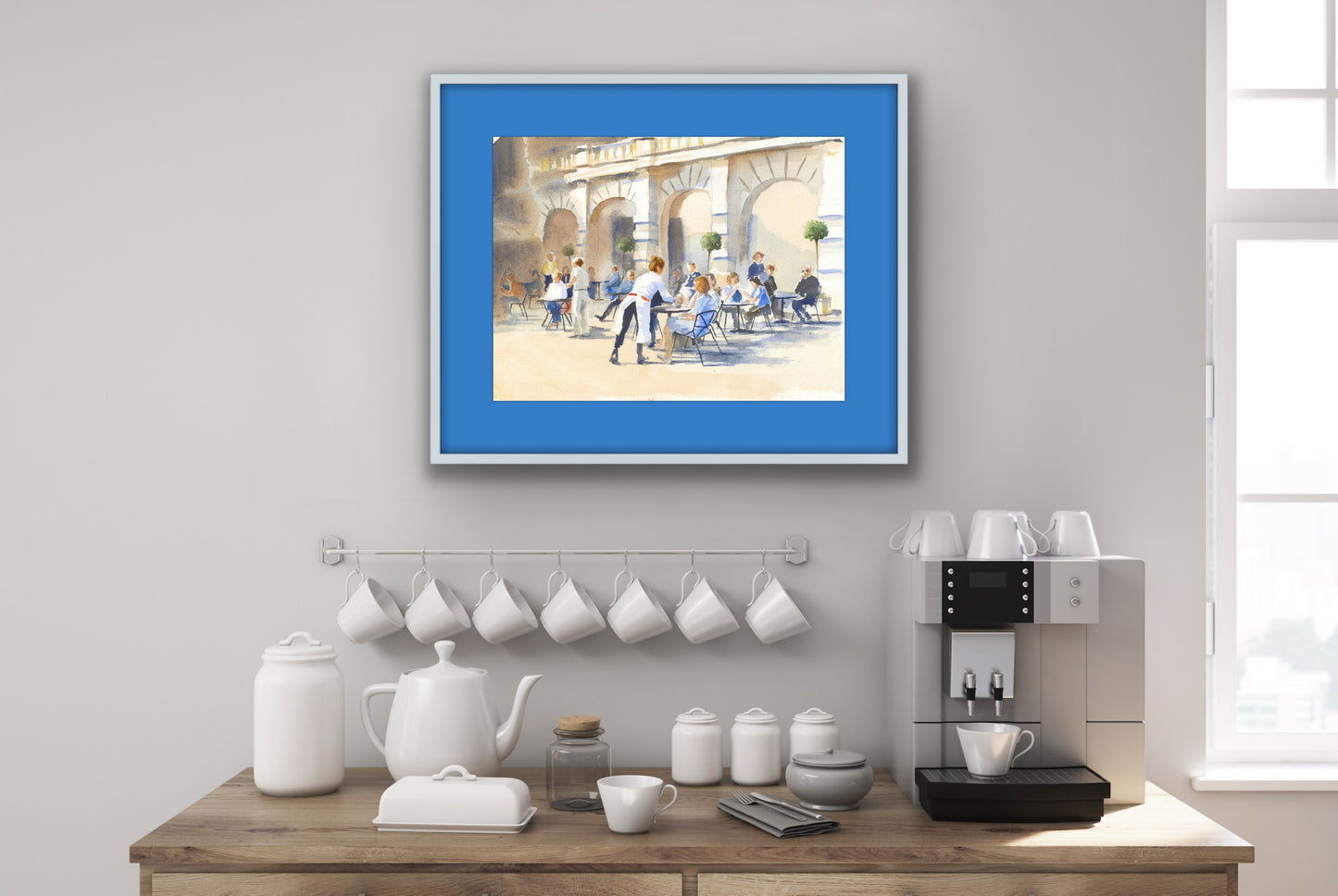 Cafe Culture, Fine Art Giclee Limited Edition Print