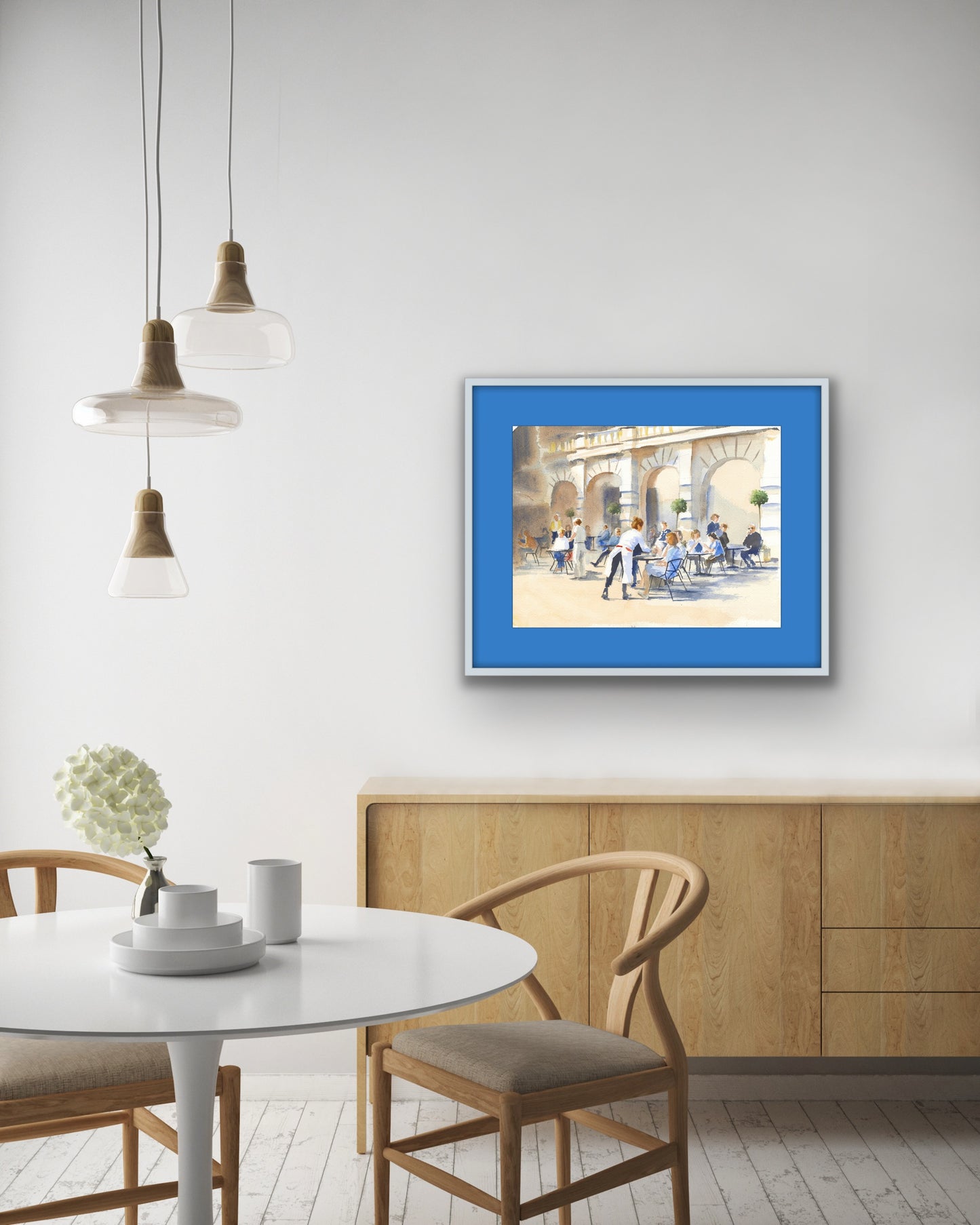 Cafe Culture, Fine Art Giclee Limited Edition Print