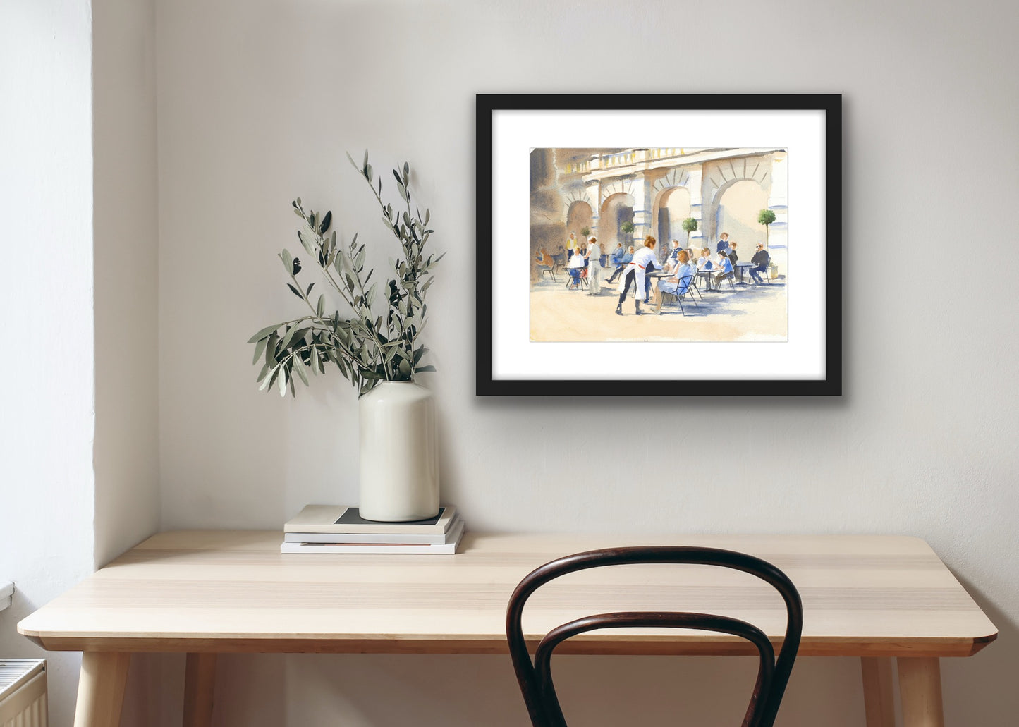 Cafe Culture, Fine Art Giclee Limited Edition Print