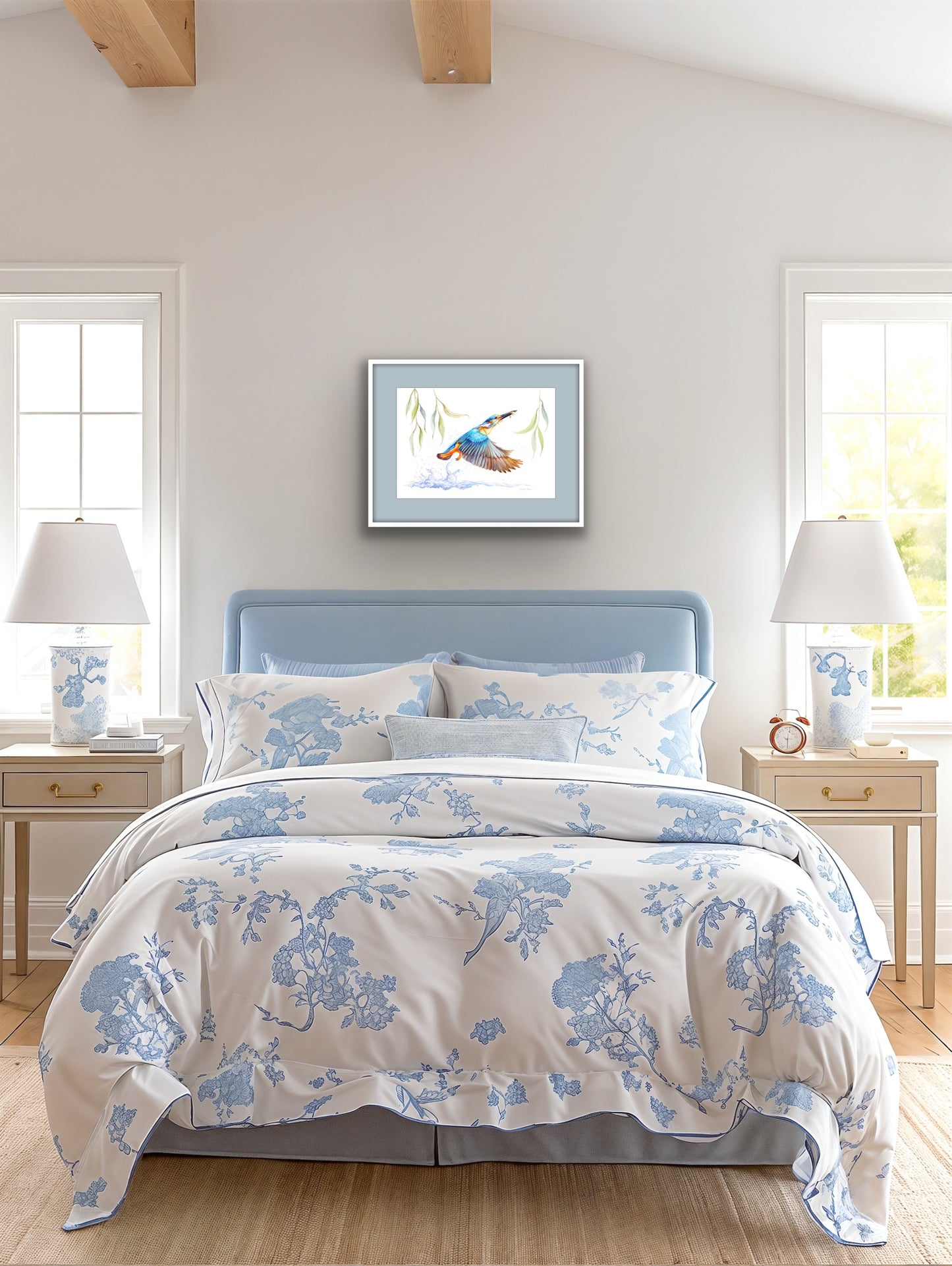 Kingfisher Fishing - Original Watercolour