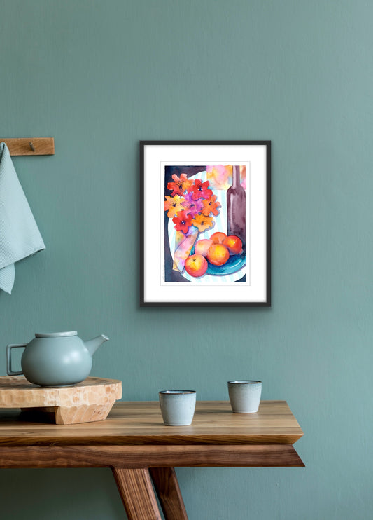 Say it with Flowers, Fine Art Giclee 10x8" Mini Print
