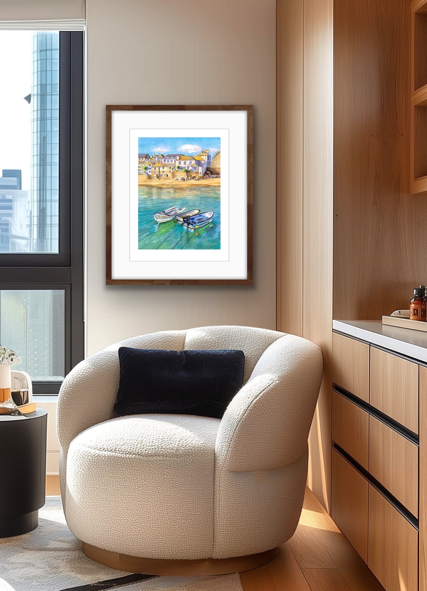 St Ives - Watercolour, Fine Art Giclee Limited Edition Print