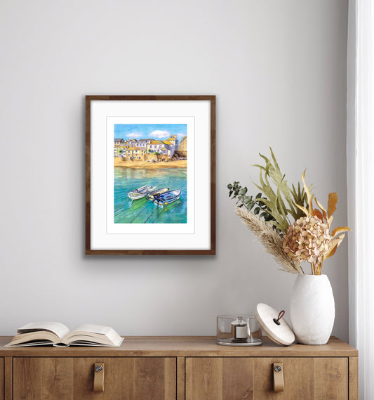 St Ives Fine Art Giclee 10x8" Mini Print