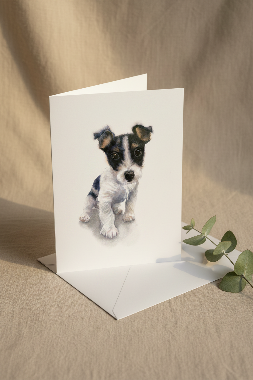 Abandoned Puppy using Blue Spaniel template