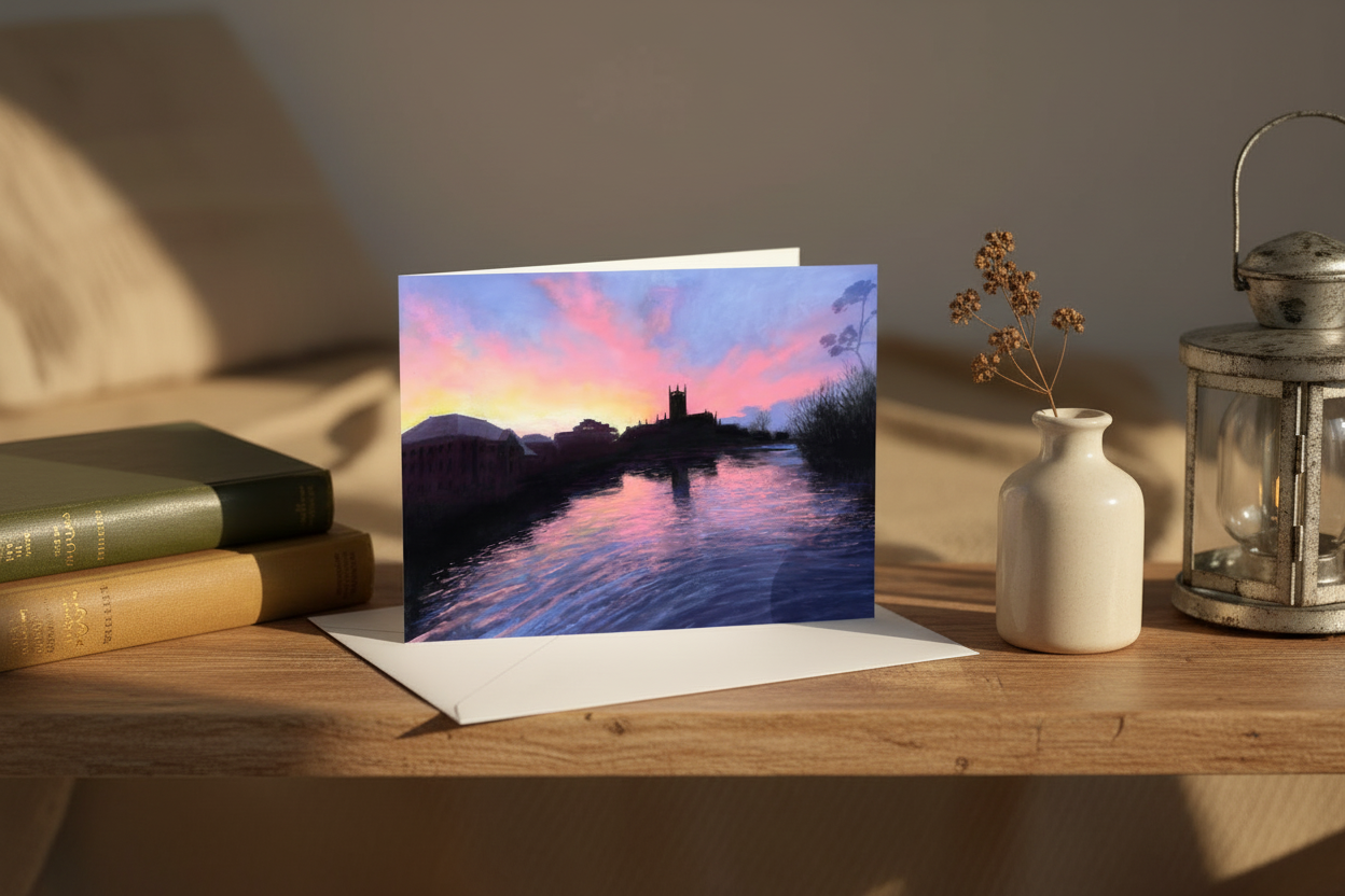Cathedral Sunrise - Shelf Scene