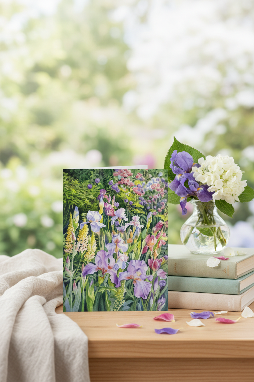 Into the Bloom greeting card lifestyle