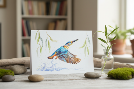 Kingfisher Fishing - Cosy Interior Setting