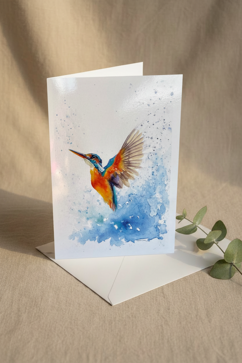 Kingfisher in Flight