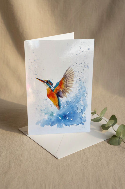 Kingfisher in Flight