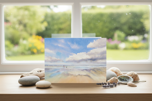 On the Beach - Bright Kitchen Windowsill Setting