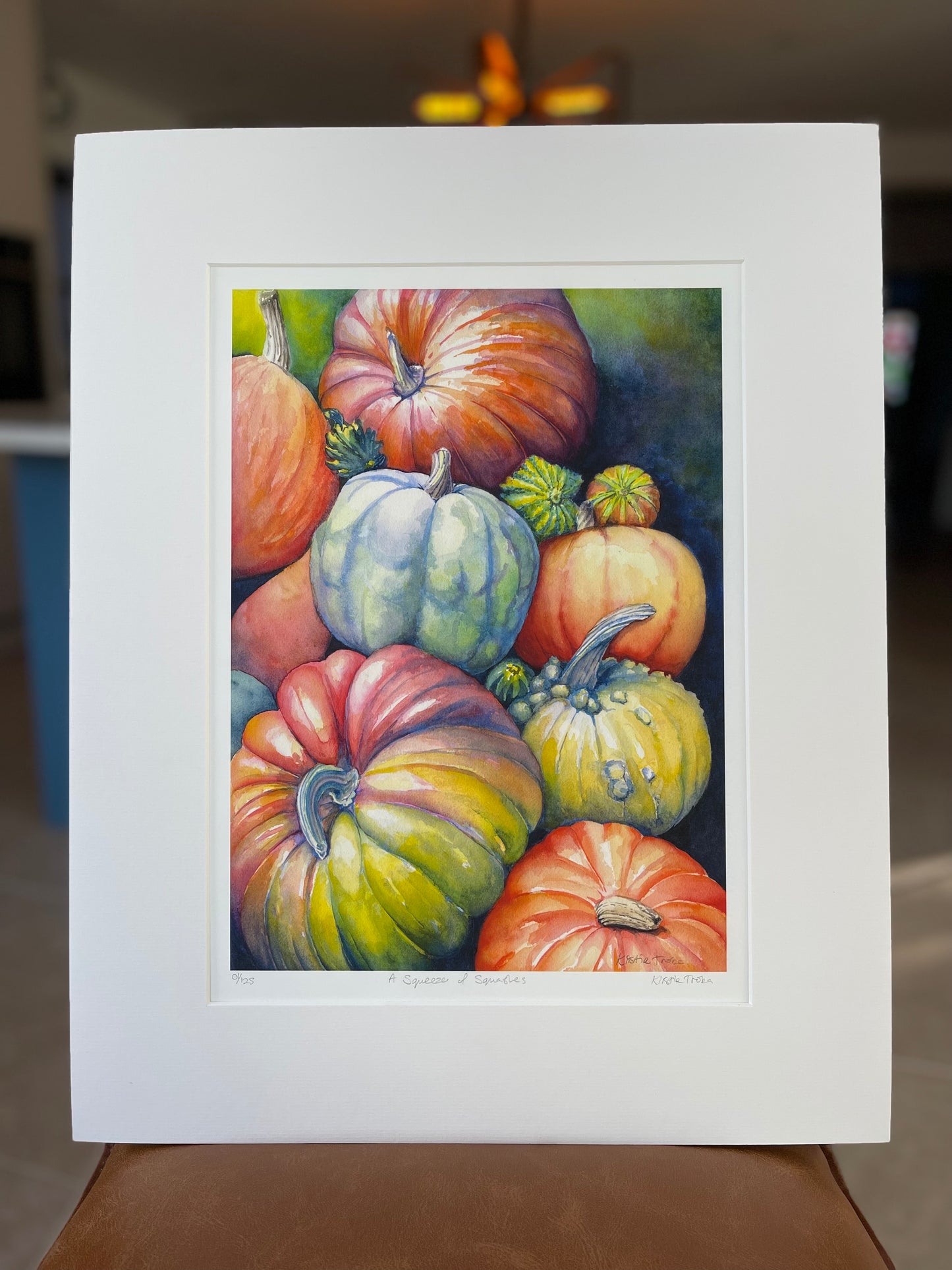 A squeeze of Squashes, Fine Art Giclee Limited Edition Print