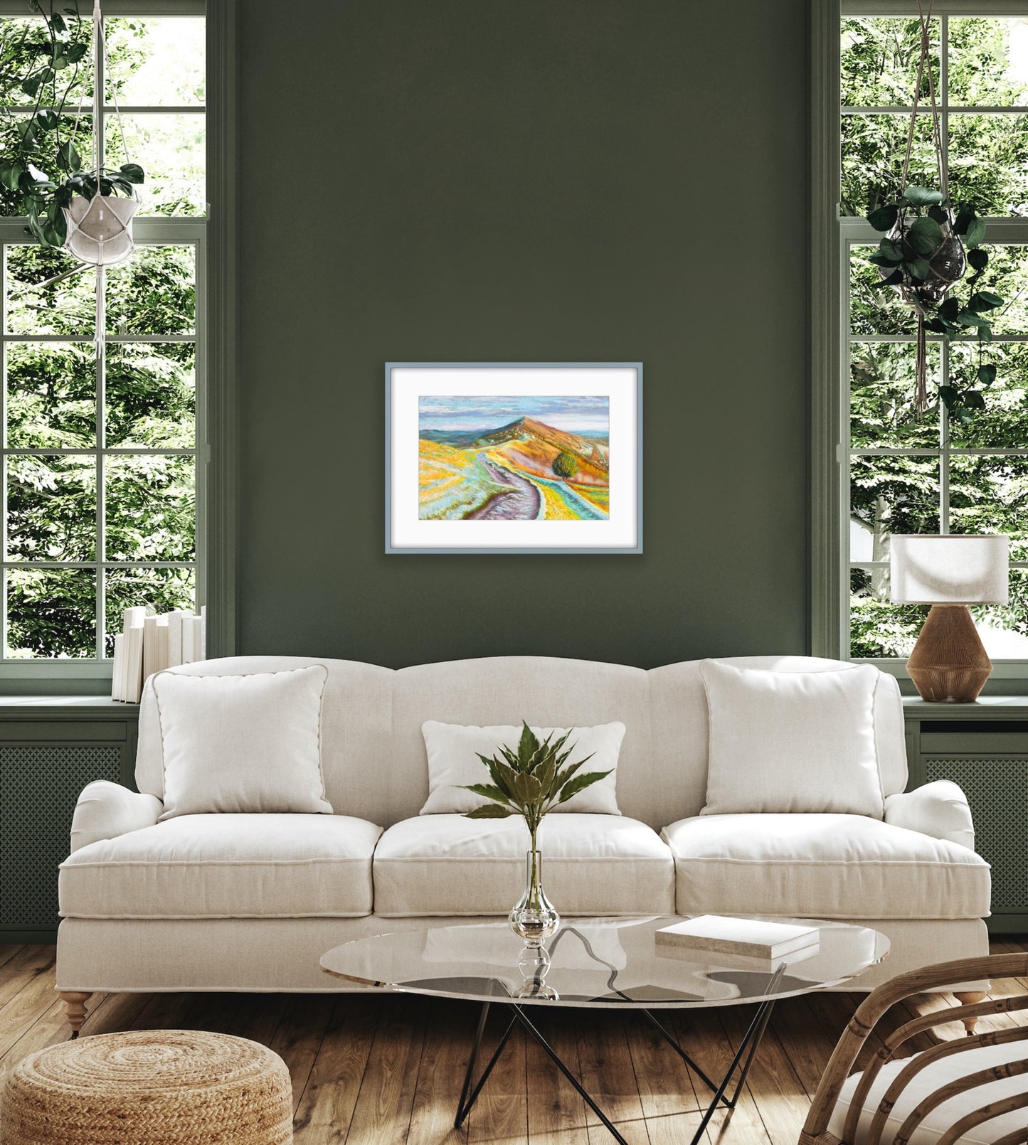 Malvern Hills - Pastel, Fine Art Giclee Limited Edition Print