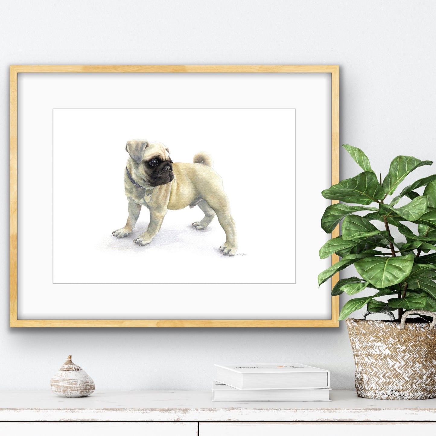 Pugnacious - Original Watercolour