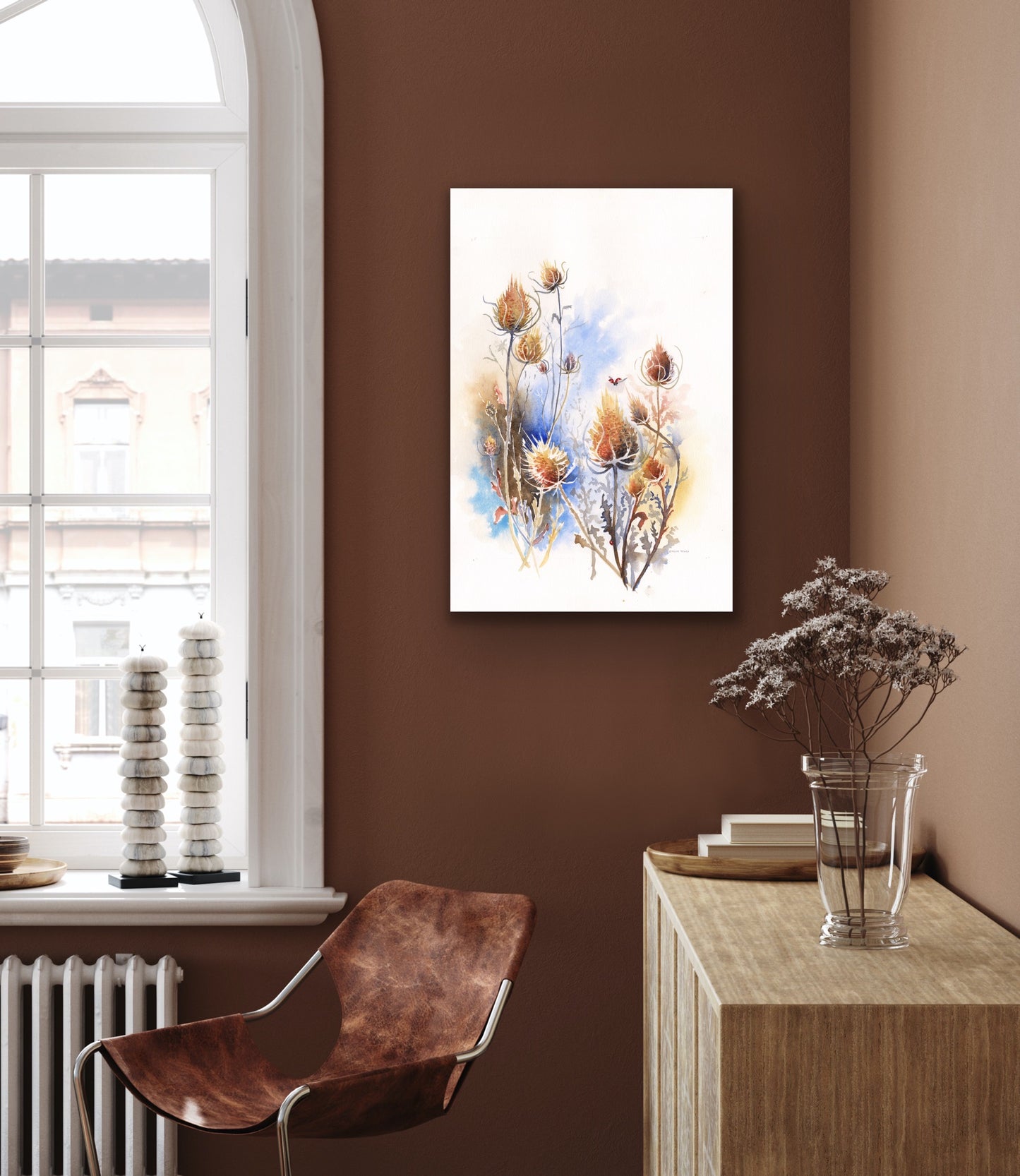 Teasels, Fine Art Giclee Limited Edition Print