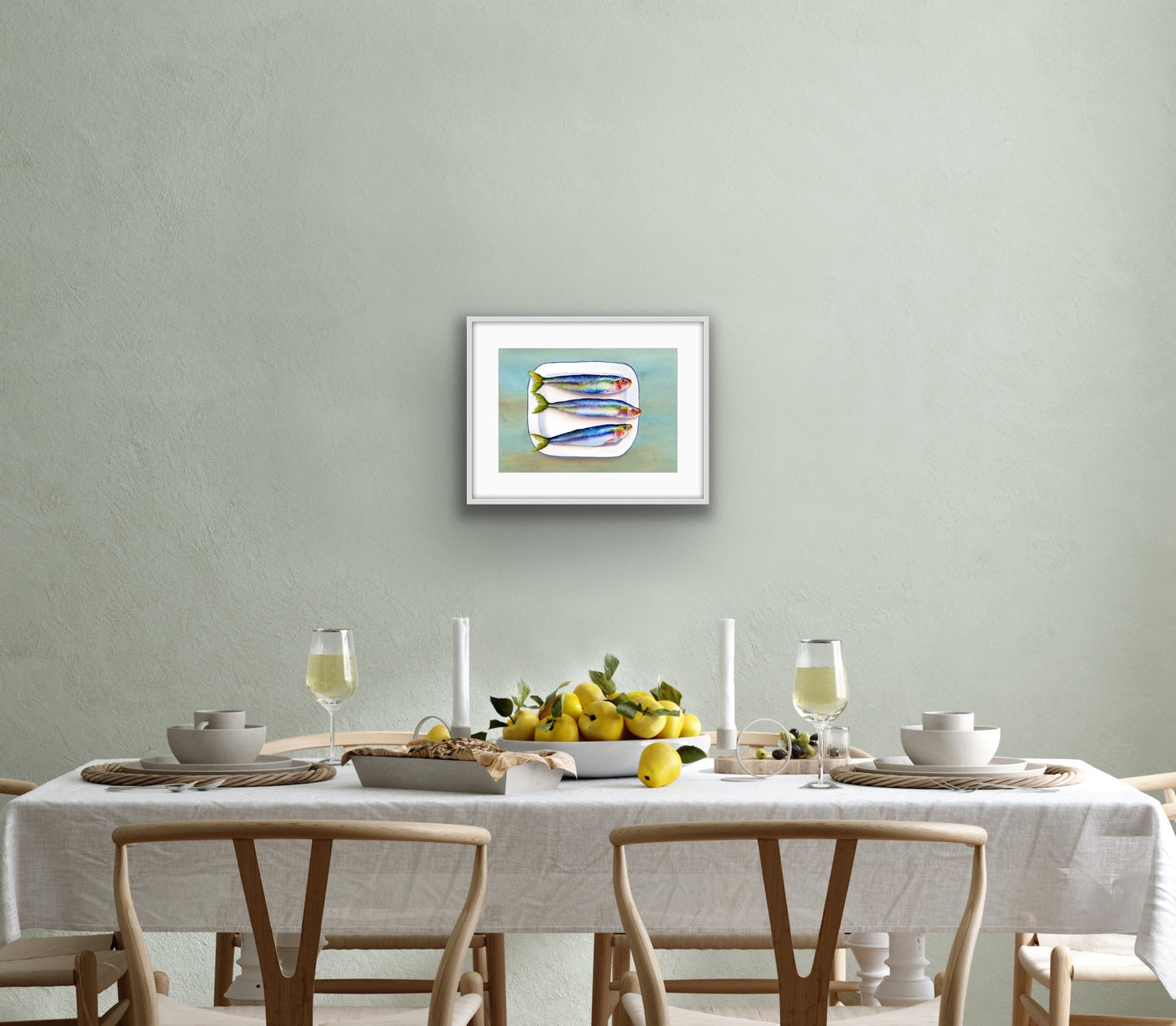 Sardines For Supper - Original Watercolour