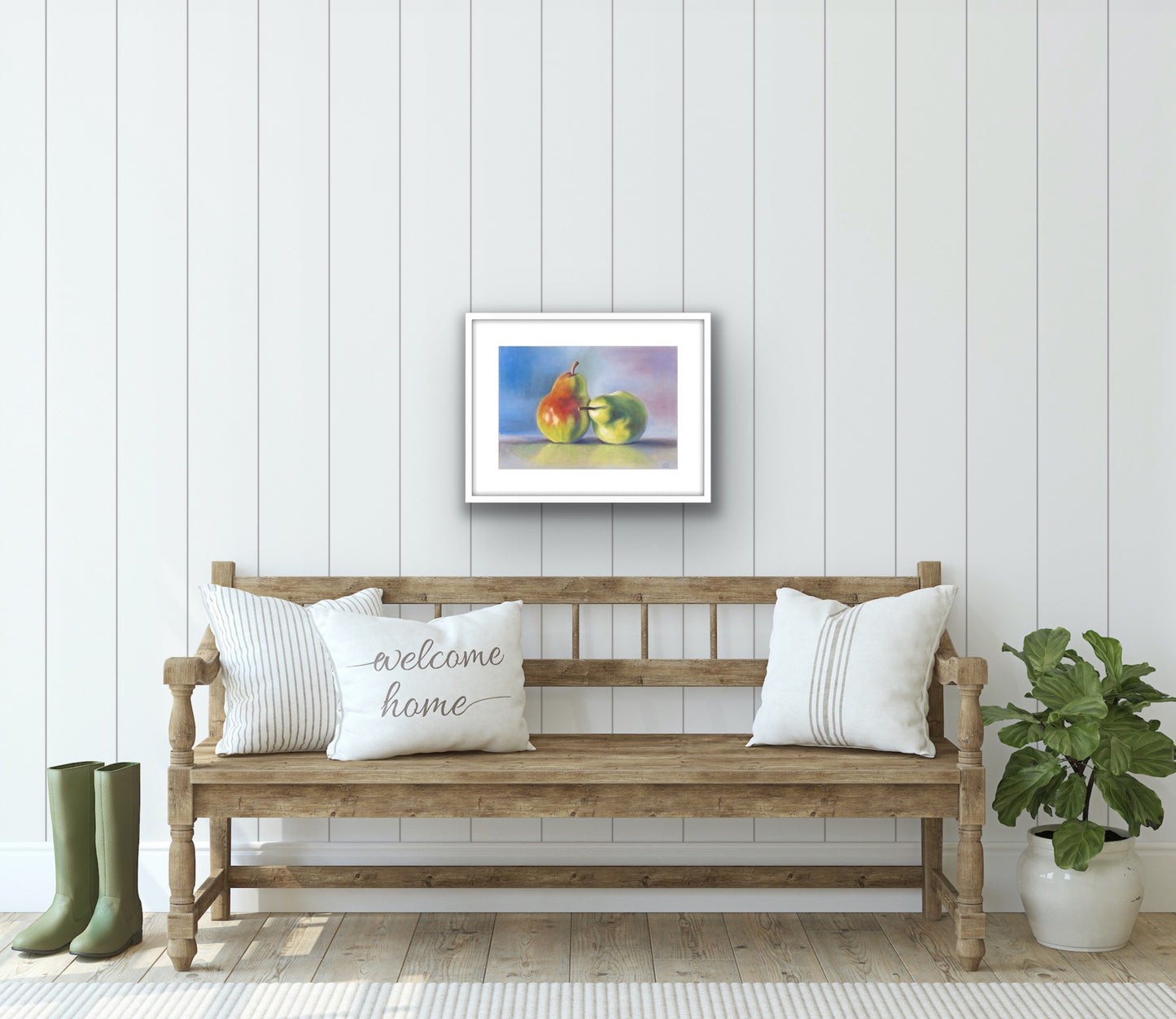 Pair of Pears, Fine Art Giclee Limited Edition Print