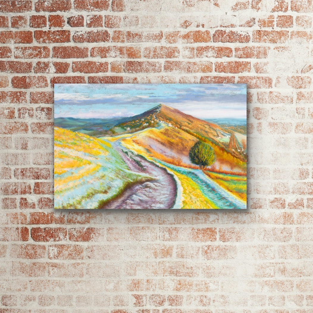 Malvern Hills - Pastel, Fine Art Giclee Limited Edition Print