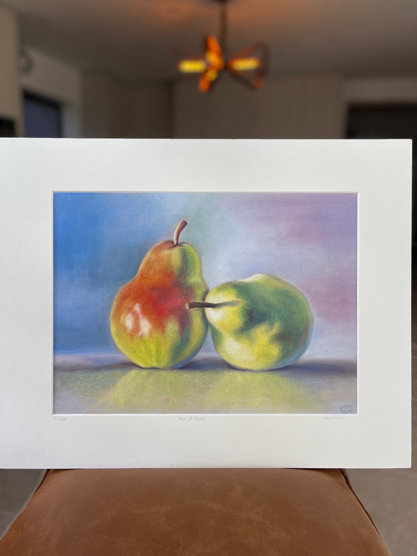 Pair of Pears, Fine Art Giclee Limited Edition Print